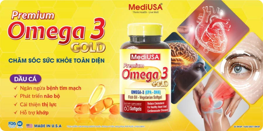 Tác dụng của Premium Omega 3 GOLD