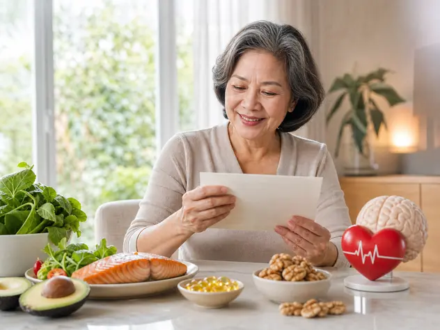 Omega-3 có giúp hỗ trợ sức khỏe tim não cho người lớn tuổi không?