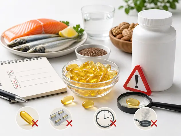 Sai lầm thường gặp khi bổ sung Omega-3